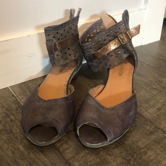 Karston leather open toe ankle strap sandals - Picture 1 of 3